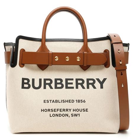 leather belt bag burberry|burberry beige tote bag original.